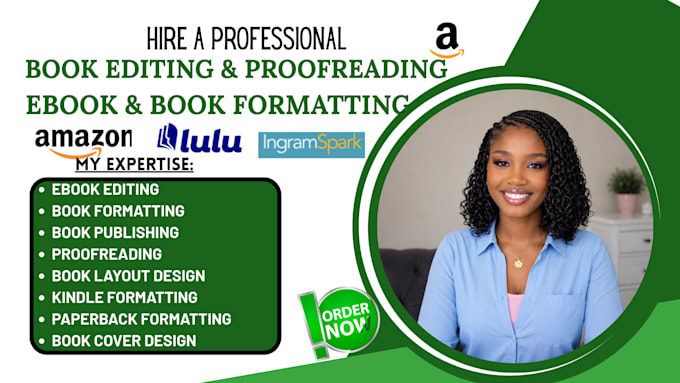 do book formatting, kindle ebook formatting, and paperback formatting