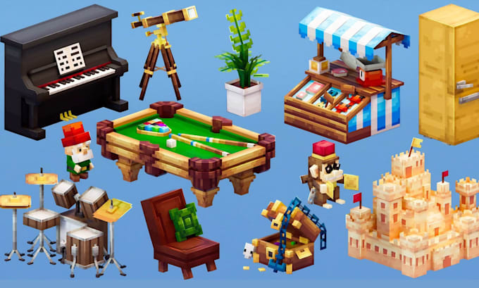 create minecraft bedrock addons, custom blockbench models and resource packs