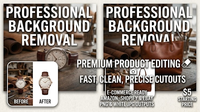 do background removal, cutout and photo editing