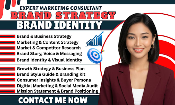 build brand strategy, competitor analysis, marketing plan, 30 days action plan