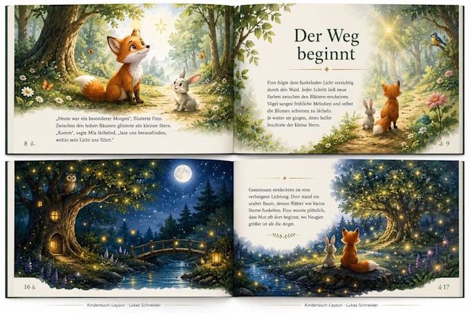 ich gestalte und formatiere ihr kinderbuch professionell für amazon KDP bod
