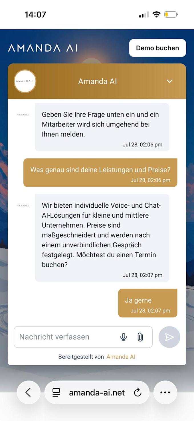 build an ai chatbot for your website