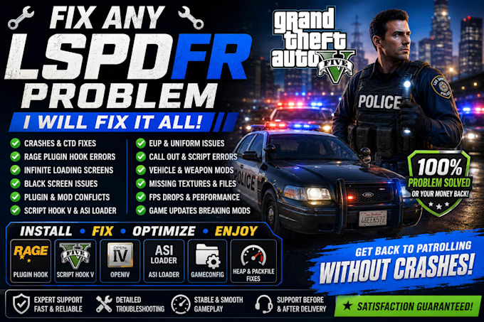 fix any problem you have for lspdfr