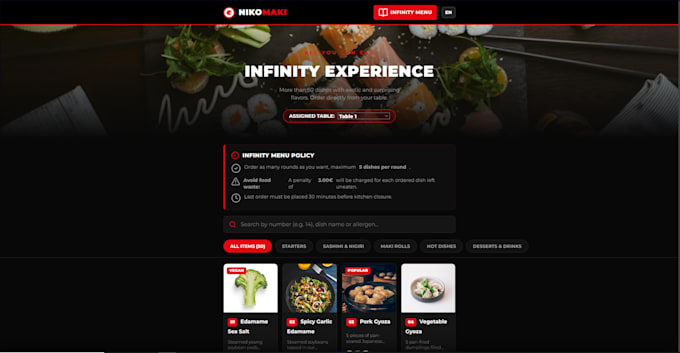 create custom interactive qr menu with whatsapp order