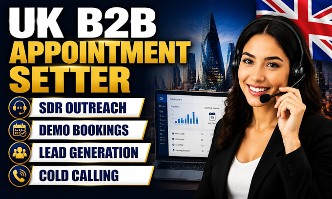 help with b2b cold calling appointment setting for saas in UK