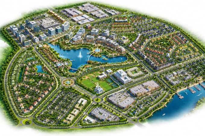 create development map, neighborhood map, community map and master plan map