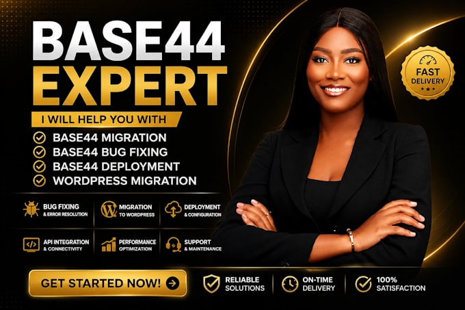 base44 expert migrate base44 to wordpress base44 bug fixing base44 deployment