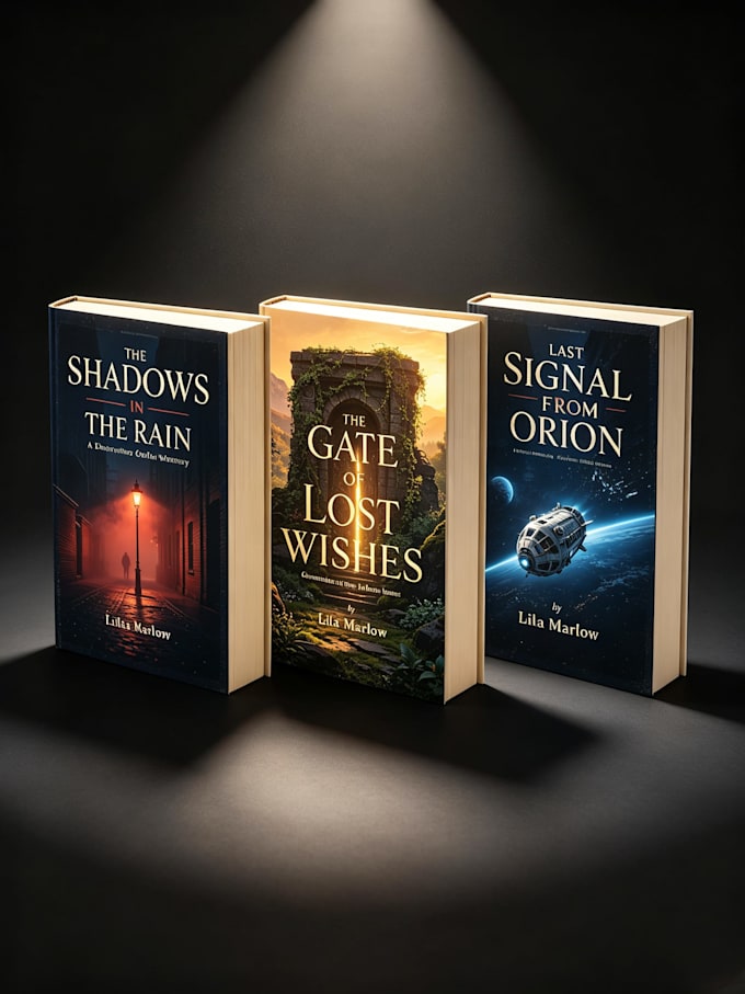 design novel cover and book cover