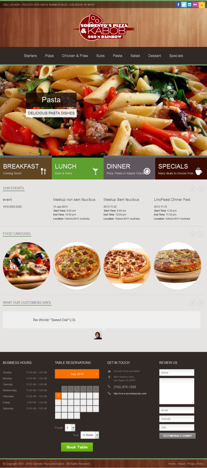Create awesome restaurant website by Mishu13  Fiverr