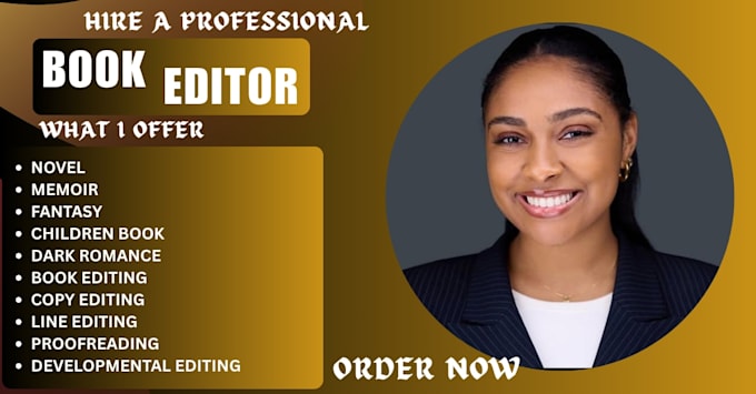 proofread, dark romance, children book, memoir, developmental novel book editor