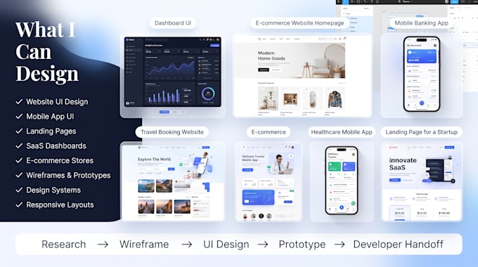do ui ux design, web ui UX design or landing page UI design