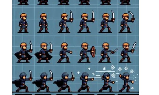 create 2d pixel game art in godot unity for pc mobile