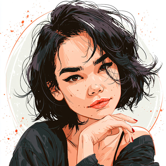 draw vector art portrait face, vehicle