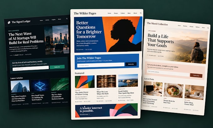 build ghost cms website customize ghost cms newsletter and setup ghost cms blog
