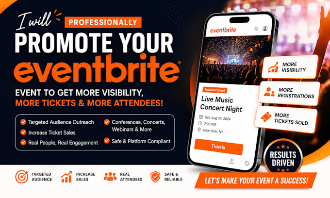 professionally promote your event with eventbrite marketing