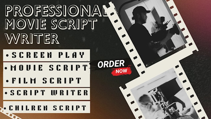 write, edit children scripts screenplay, film script and youtube scripts