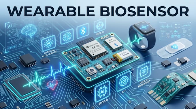 wearable biosensor expert edge ai emg ble pcb medical device engineer esp32