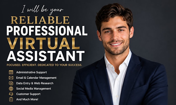be your professional virtual assistant for administrative tasks and data entry