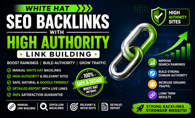 build white hat SEO backlinks with high authority link building