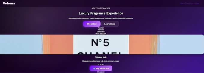 do a simple website for dropshipping