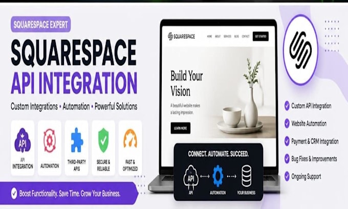 setup squarespace API integration wix API integration and wordpress API