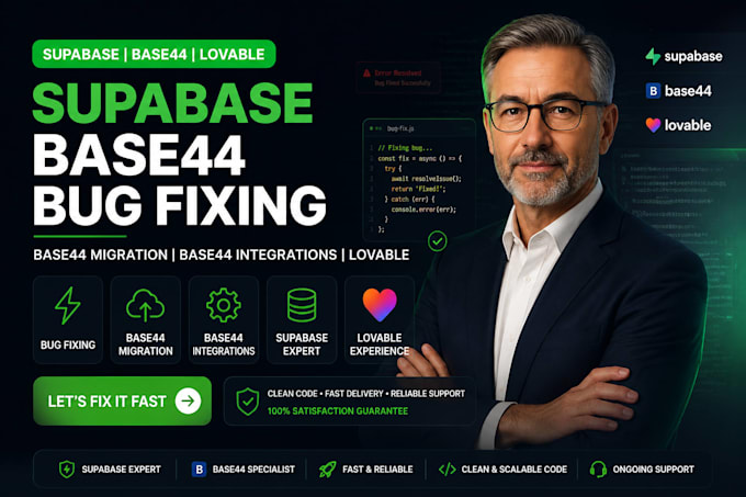 superbase base44 bug fixing base 44 migration base44 integrations lovable