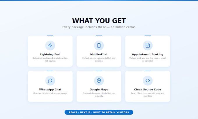 build a fast, responsive business website with appointment booking