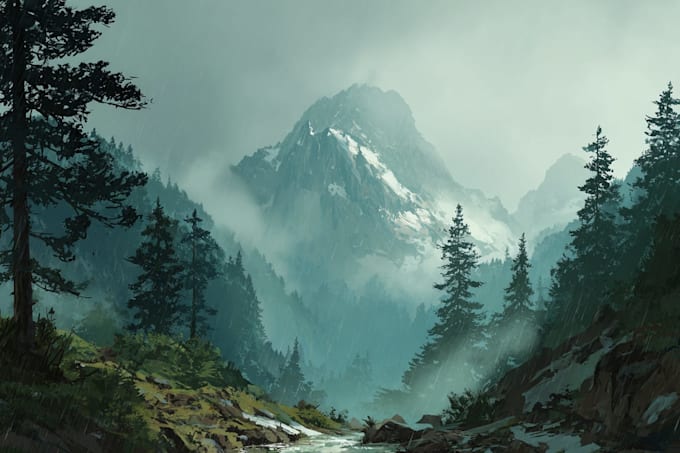 create environment concept art