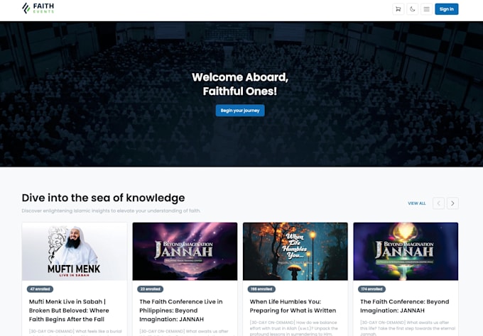 develop performant, responsive, and interactive website