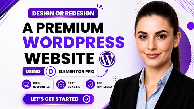 wordpress website design website development, wordpress developer, elementor pro