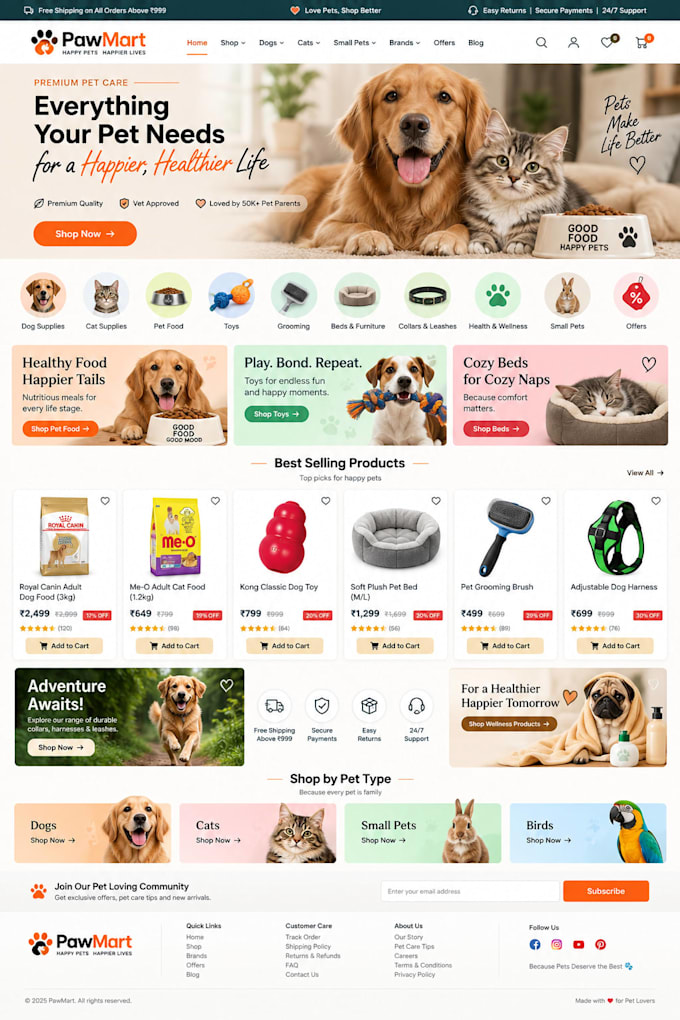 professional shopify website with free mobile app