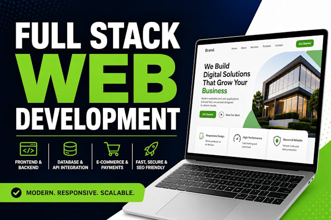 do website development as a full stack web developer