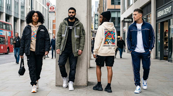 create professional streetwear clothing designs