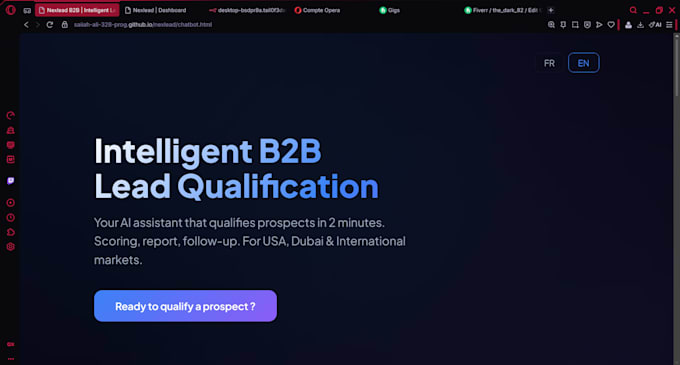 qualify b2b leads with ai scoring and report