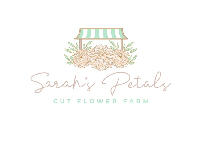 design a boho, botanical, whimsical, and floral logo
