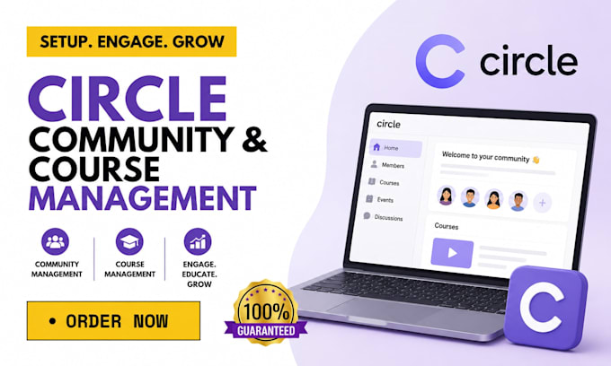 do circle so community setup circle so community online course circle so manager