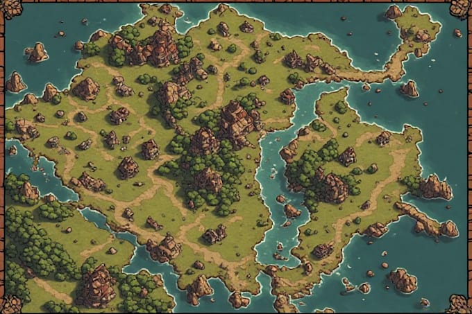make a fantasy map for your dnd game