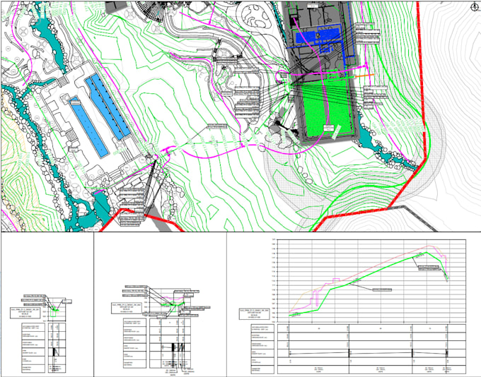 create civil 3d road and wet utility design infrastructure