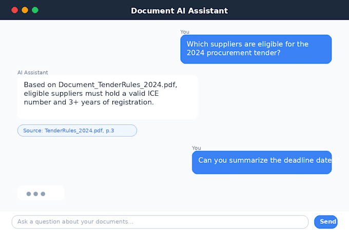 build a custom ai chatbot for your documents