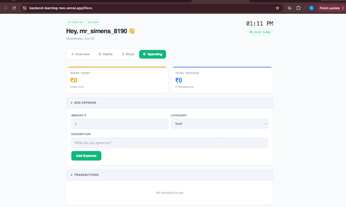 develop rest API using nodejs express and mongodb