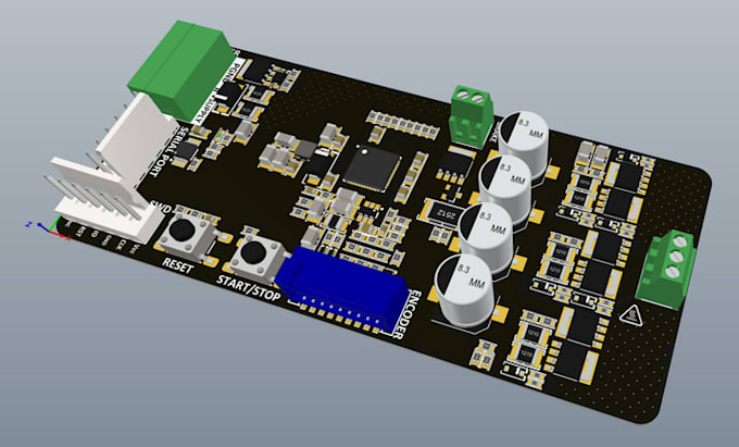 design motor driver bldc controller h bridge power control pcb mosfet driver pcb