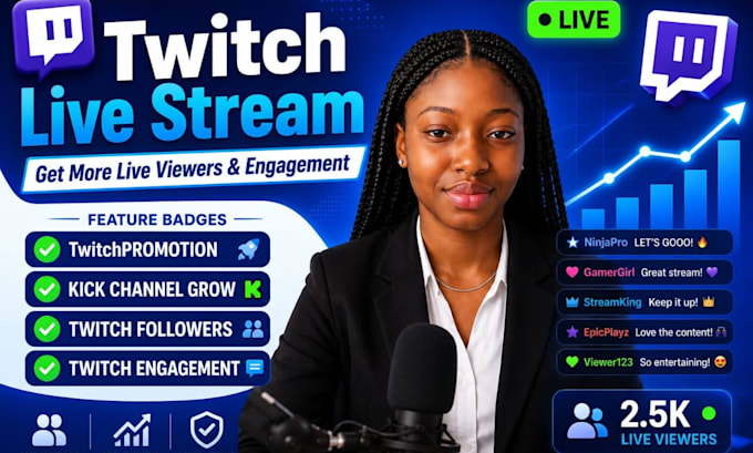 twitch live stream to boost viewers, audience, and engagement