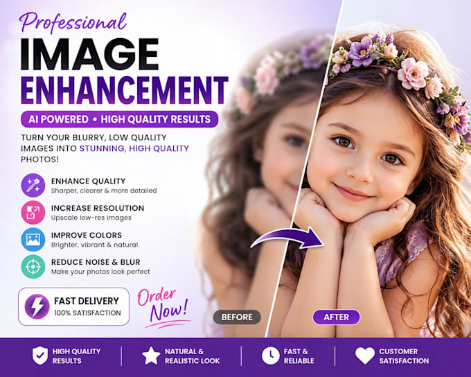 enhance, upscale and improve photo quality