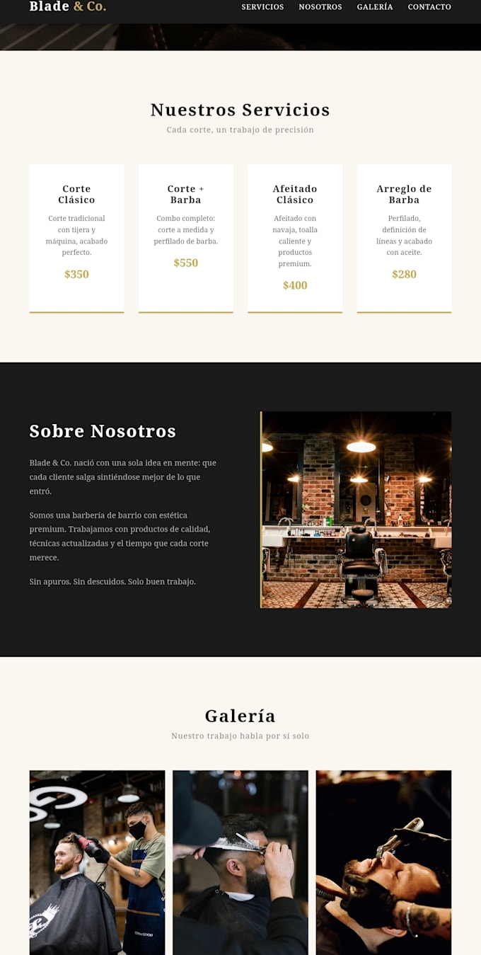 create a responsive landing page or website for your business