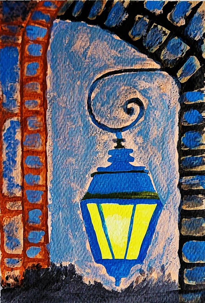 do watercolor and gouache paintings