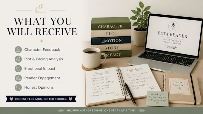 provide detailed, honest feedback on your unpublished novel