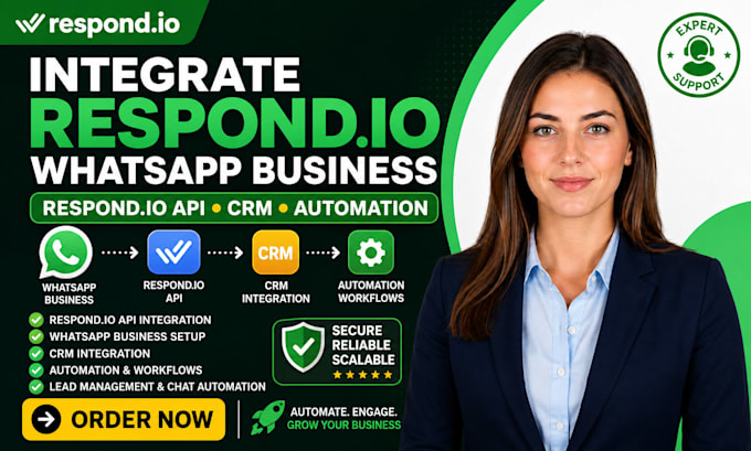 integrate respond io whatsapp business respond io api crm automation