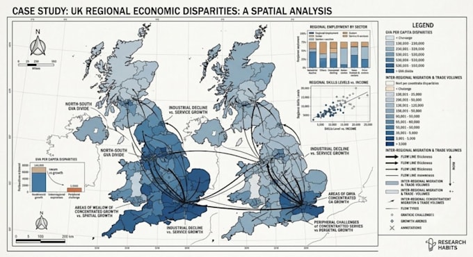 provide UK academic research tutoring and spatial analysis consulting