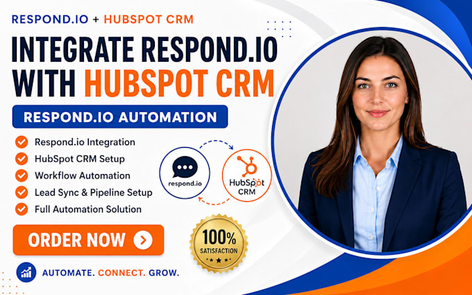 integrate respond io with hubspot crm repond io automation