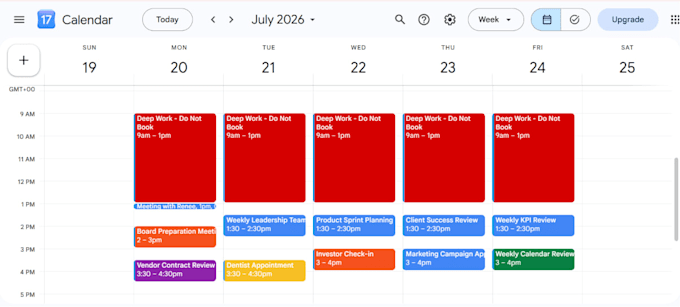 be your executive virtual assistant for calendar, inbox and executive support